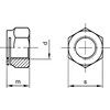 M10SLW14 THERMAG EXHAUST NUT Cu PLATED thumbnail-1