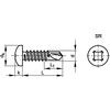 ST4.8x38mm SN SELF-DRILL SR-PAN SCREW BZP thumbnail-3