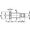 M8x8 SLOTTED PAN HEAD SCREW WITH SHOULDER A1 thumbnail-2