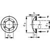 6mm PUSH ON SHAFT FIXING WASHER (WITH CAP) - ST/STEEL thumbnail-0