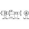 M5x6x30 SKT SHOULDER SCREW F9 A2 thumbnail-0