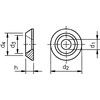 M6 CUP WASHER FOR 90DEG CSK SCREW - ALUMINIUM thumbnail-1