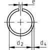 20mm SHAFT SNAP RING SPRING STEEL DIN7993 (BX-100) thumbnail-0