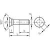 M10x35 FLAT C/SUNK SHORT SQ' NECK (GR-8.8) thumbnail-1