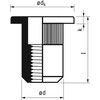 4-OCH-30 BLIND RIVET NUT CYL. OPEN SER. SHANK A2 (BX-250) thumbnail-3