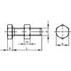 M10x30 STRUCTURAL ASSEMBLY SET SCREW H/D GALV' (GR-8.8) thumbnail-2