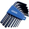 Hex Key, L-Handle, Hex, Metric, 1.5-6mm, 8-piece thumbnail-0