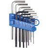 Hex Key, L-Handle, Hex, Metric/Imperial, 0.7-3mm, 0.028-9/64", 16-piece thumbnail-1