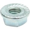 M16 Tooth Flange Hex Nut, Bright Zinc Plated, Grade 8 thumbnail-3