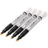 Paint Marker, White, Permanent, Bullet Tip, 4 Pack thumbnail-0