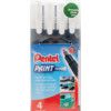 Paint Marker, White, Permanent, Bullet Tip, 4 Pack thumbnail-1