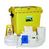 Oil Spill Kit, 1000L Absorbent Capacity Per Kit, Wheeled Bin thumbnail-0