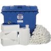 Oil Spill Kit, 500L Absorbent Capacity Per Kit, 122 x 120 x 77cm, Wheeled Bin thumbnail-0