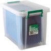 Storage Box with Lid, Plastic, Clear, 400x260x290mm, 18.5L thumbnail-0