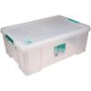 Storage Box with Lid, Plastic, Clear, 660x440x230mm, 51L thumbnail-0