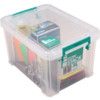 Storage Box with Lid, Plastic, Clear, 260x190x150mm, 5L thumbnail-0