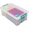 Storage Box with Lid, Plastic, Clear, 350x190x120mm, 5.8L thumbnail-0