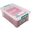 Storage Box with Lid, Plastic, Clear, 400x255x150mm, 10L thumbnail-0