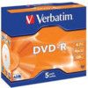 DVD-R 4.7GB 120MIN 16X SLIM JEWEL CASE (PK-5) thumbnail-0