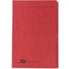 Foolscap Square Cut Folder, Red, Pack of 50 thumbnail-0