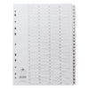 05701/CS57 CLASSIC INDEX 1-100 A4 WHITEBOARD + MYLAR TABS CLR thumbnail-0