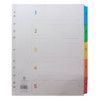 09601/CS96 INDEX 1-5 A4 WHT +MULTI-COLOUR TABS thumbnail-0