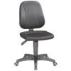 ESD Unitec 9653 Low Workplace Chair With Castors - Synthetic Leather	 thumbnail-0