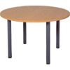 MEETING TABLE CIRCULAR 1200x75mm LIGHT OAK thumbnail-0