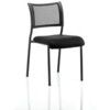 Brunswick Visitor Chair Without Arms Black thumbnail-0