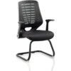 Relay Airmesh Seat Operator Chair With Arms Black Back thumbnail-0