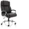 Texas HD Executive Leather Chair With Arms Black thumbnail-0