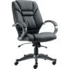 GALLOWAY EXECUTIVE LEATHER CHAIR BLACK thumbnail-0