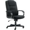 MOORE EXECUTIVE LEATHER CHAIR BLACK thumbnail-0