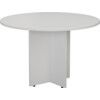 1100mm CIRCULAR MEETING TABLE - WHITE thumbnail-0