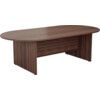 1800mm OVAL MEETING TABLE - DARK WALNUT thumbnail-0