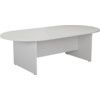 1800mm OVAL MEETING TABLE - WHITE thumbnail-0