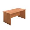 Panel Rectangular Desk, Beech, 1600 x 800mm thumbnail-0