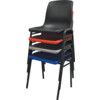 POLYPROPYLENE H/D STACKING CHAIR BLUE thumbnail-1