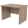 1000mm Rectangular Panel End Desk Birch thumbnail-0