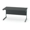 1400mm Rectangular Cantilever Desk Grey/Black thumbnail-0