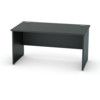 1400mm Rectangular Panel End Desk Black thumbnail-0