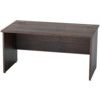 1400mm Rectangular Panel End Desk Walnut thumbnail-0