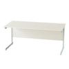 1600mm Rectangular Cantilever Desk White/White thumbnail-0