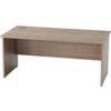 1600mm Rectangular Panel End Desk Birch thumbnail-0