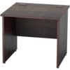 800mm Rectangular Panel End Desk Walnut thumbnail-0