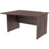 1200mm Wave Left Hand Panel End Desk Walnut thumbnail-0