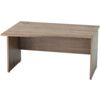 1400mm Wave Left Hand Panel End Desk Birch thumbnail-0