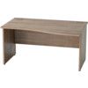 1400mm Wave Right Hand Panel End Desk Birch thumbnail-0