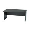 1600mm Wave Left Hand Panel End Desk Black thumbnail-0