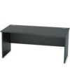 1600mm Wave Right Hand Panel End Desk Black thumbnail-0